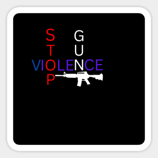 Stop Gun Violence Sticker